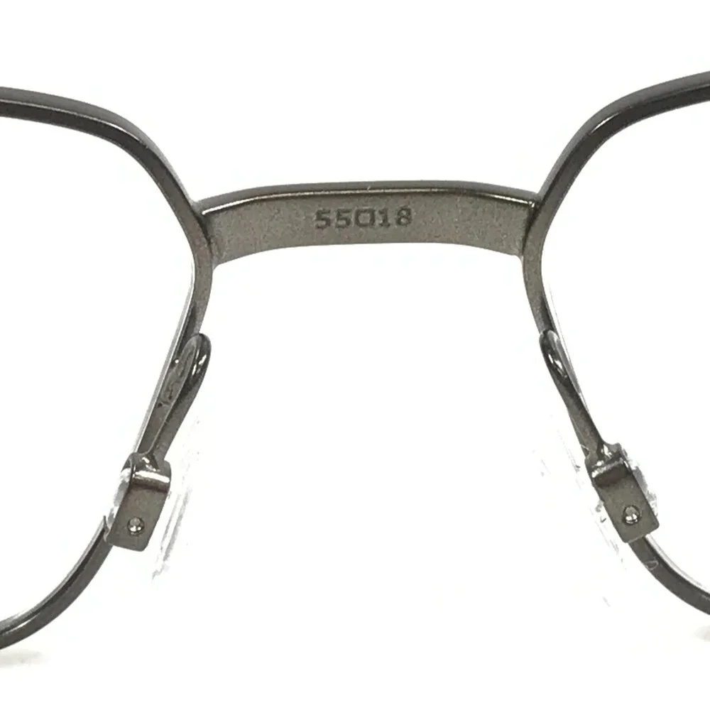 Oakley Eyeglasses Frames Foil RQ OX3036-0255 Pewter Rectangle Wire Rim 55-18-140